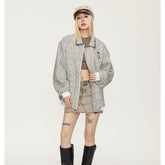 Unisex Jacket Loose Lapels Jacket Men's and Women's Tops Spring and Autumn Coat
